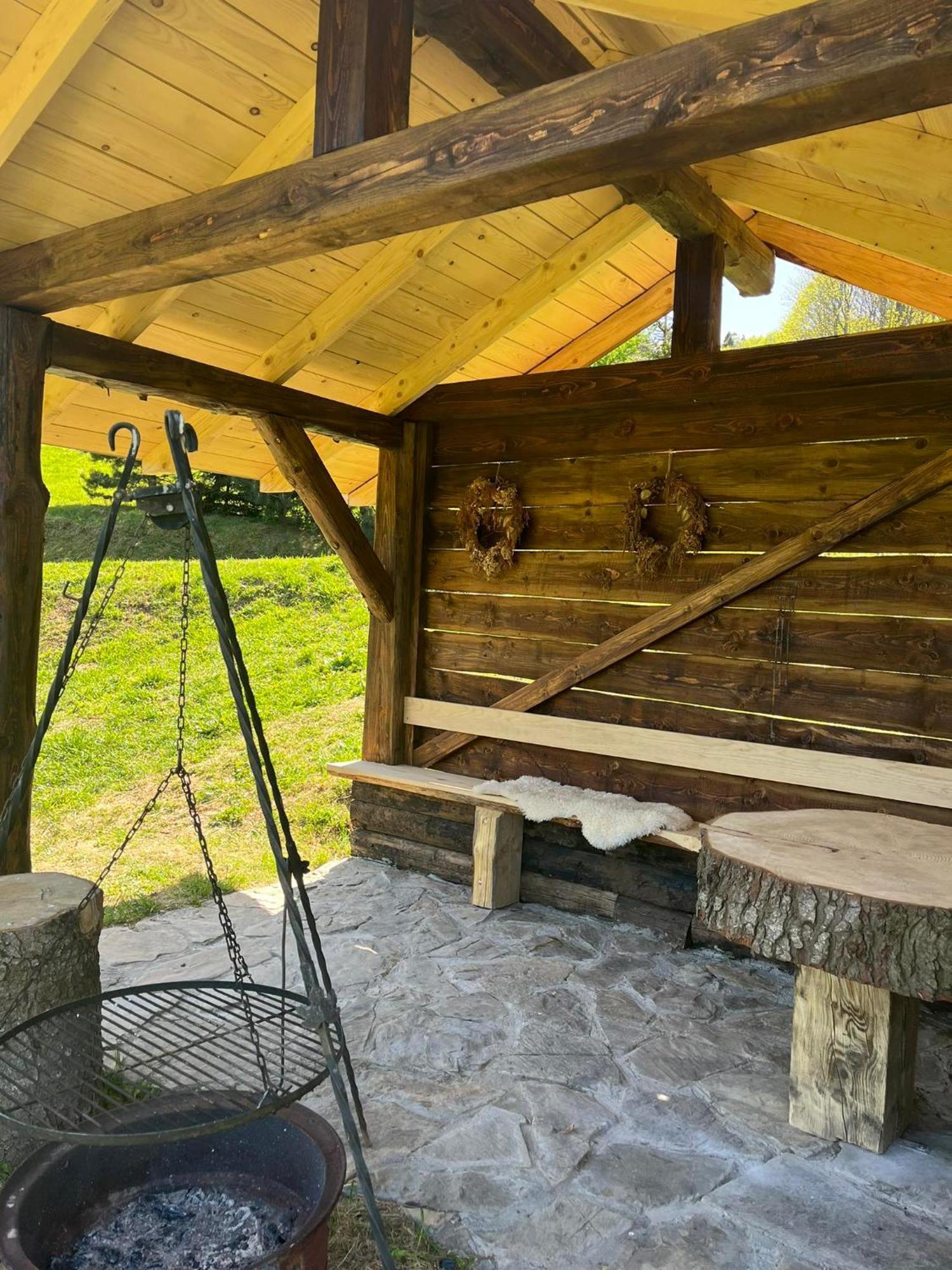 Pod Dobrym Adresem-Domek Na Lace Cisna Kültér fotó